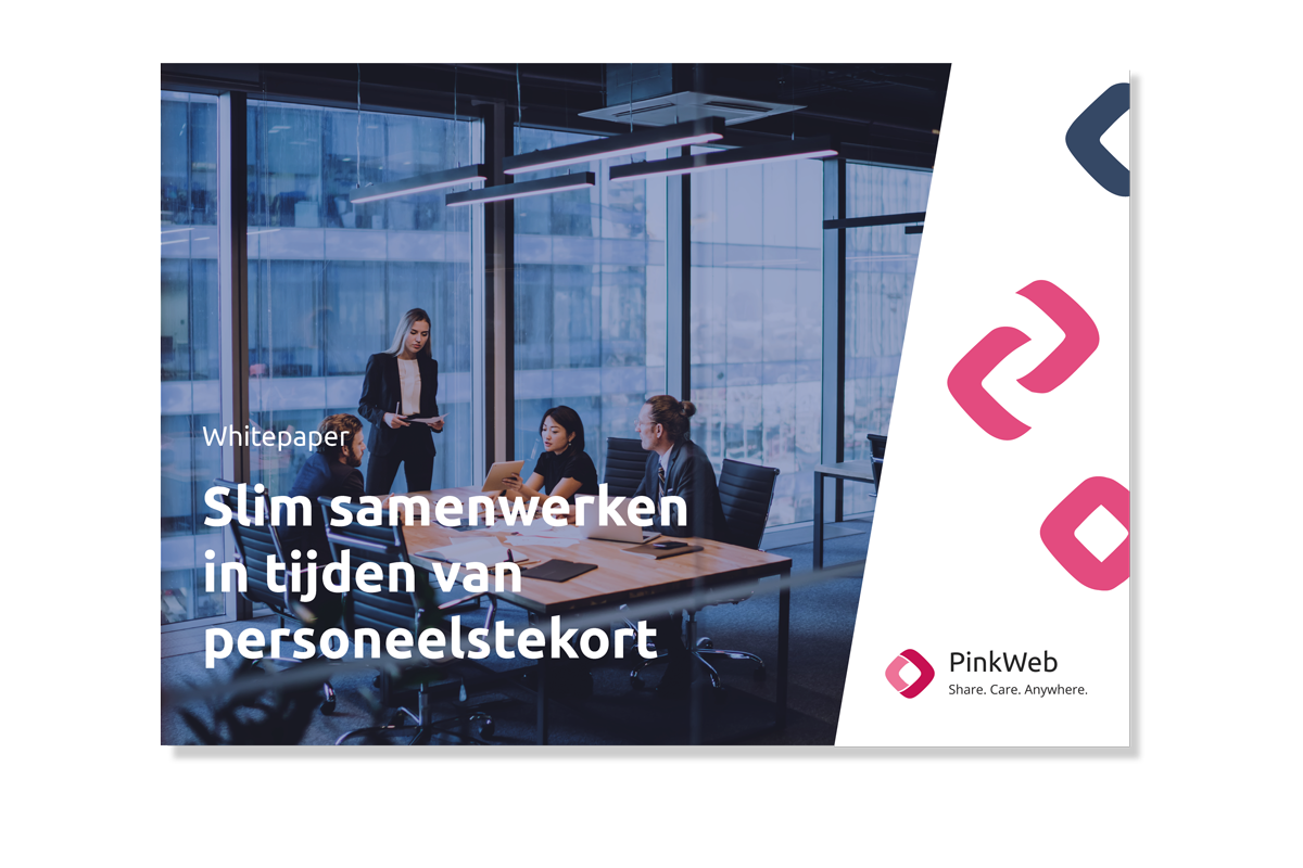 Whitepaper Slim samenwerken in tijden van personeelstekort van Visma PinkWeb