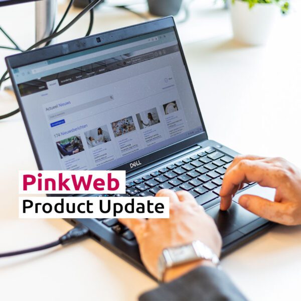 PinkWeb Product Update banner