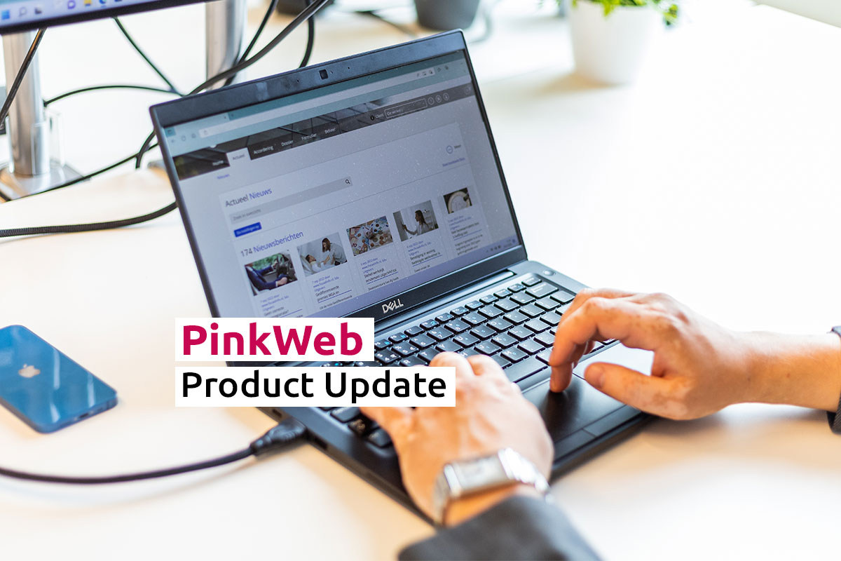 PinkWeb Product Update banner